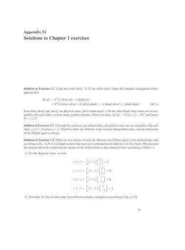 Appendix S1 Solutions To Chapter 1 Lvov 543 S1 Solutions To Chapter 1 Exercises S6 S1 Solutions To Chapter 1 Exercises Solution To Exercise 1 14 Pr As Well As The Normalization Pdf Document